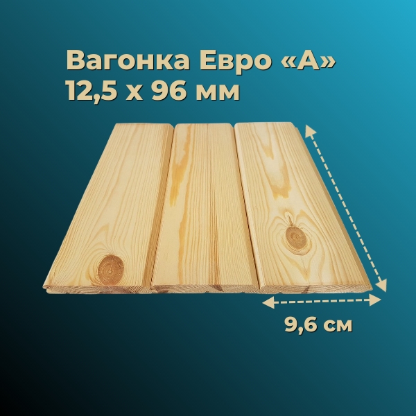 Вагонка «Евро» категория «А»